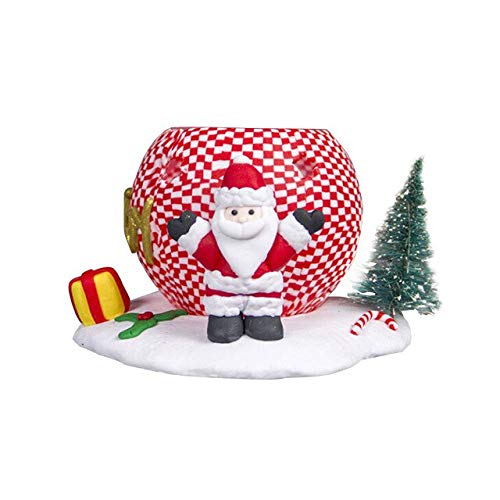 SHENGDAN Christmas Ornaments Christmas Decorations For Home Ceramic Tealight Candle Holder Decorations Crafts New Year