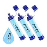 Purewell Outdoor Water Filter Personal Water Filtration Straw Emergency Survival Gear Water Purifier