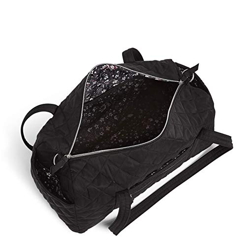 Vera Bradley Women's Performance Twill Small Travel Duffel Travel Bag, Black, One Size