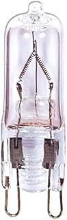 Satco 50T4/G9/CL Halogen Bi Pin Halogen, 50W G9 T4, Clear Bulb [Pack of 24]