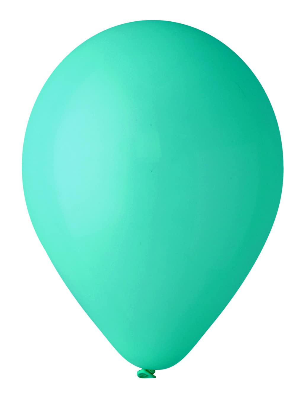 Pack 100 balloons in natural latex Premium Quality G120 (Ø 33cm / 13"), turquoise green
