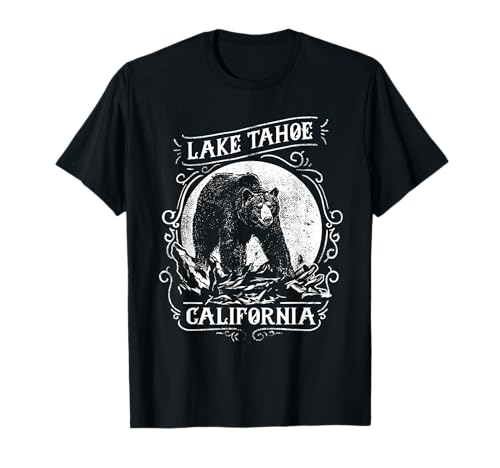 Vintage Lake Tahoe Bear Vacation California T-Shirt