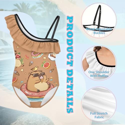 Image of Yzaoxia Girls One Piece Swimsuits Bathing Suit for Kids Swimwear 3-14Y