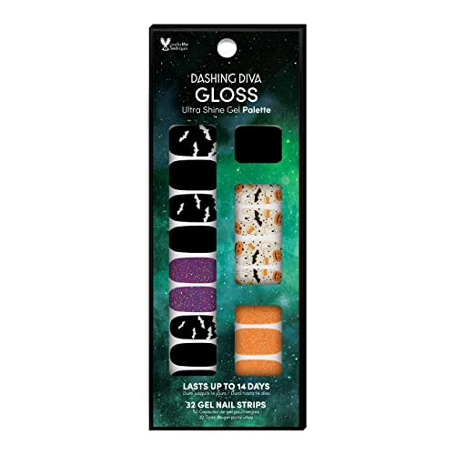 Semi Cured Gel Nail Strips Halloween