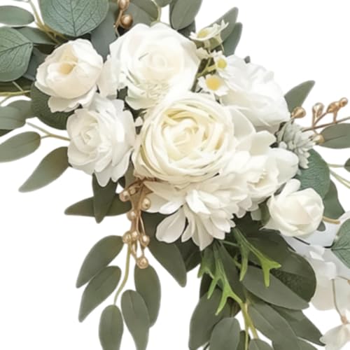 Guirnalda reutilizable de rosas para decorar paredes y bodas 8