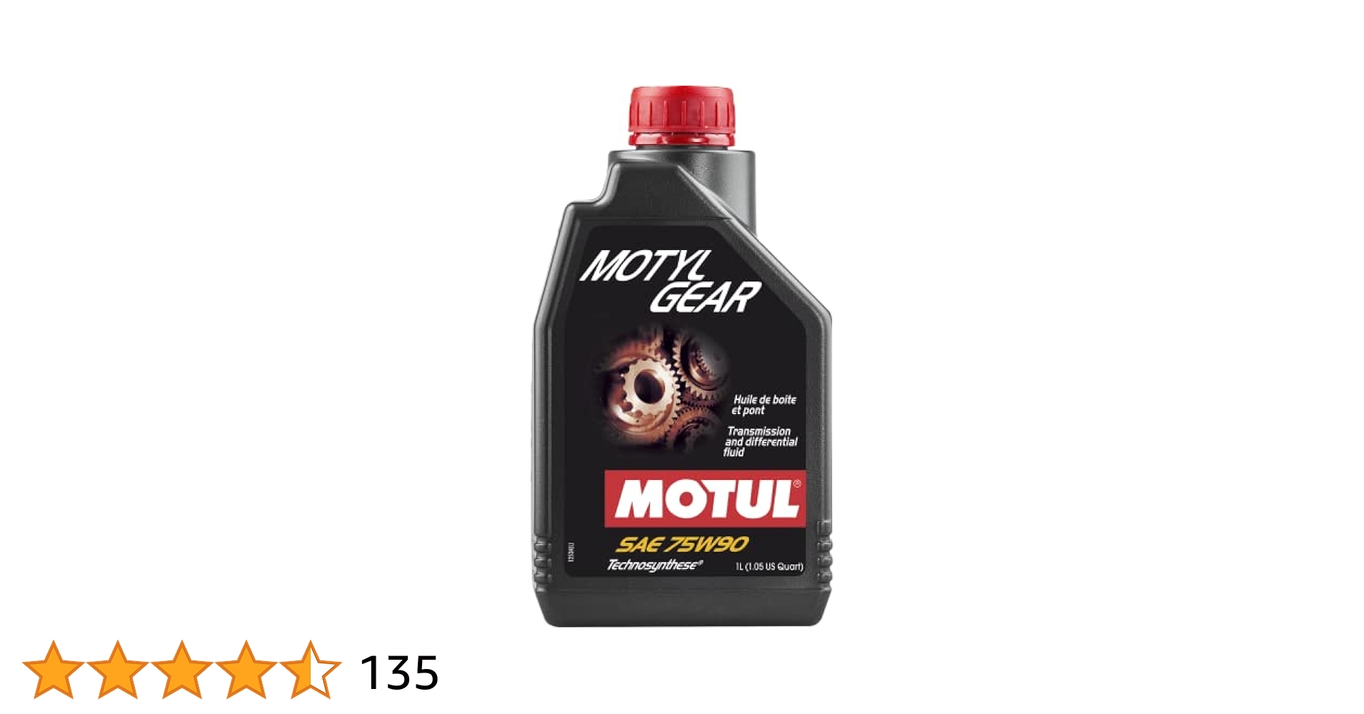 モチュール MOTYL GEAR 75W90 1L 3本 3缶 モーチル ギア