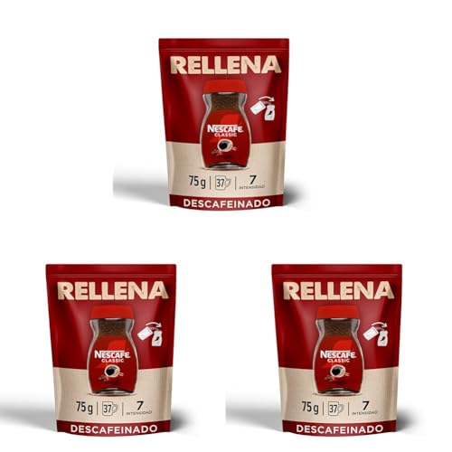 Nescafé Classic Descafeinado Doypack 75g (Paquete de 3)