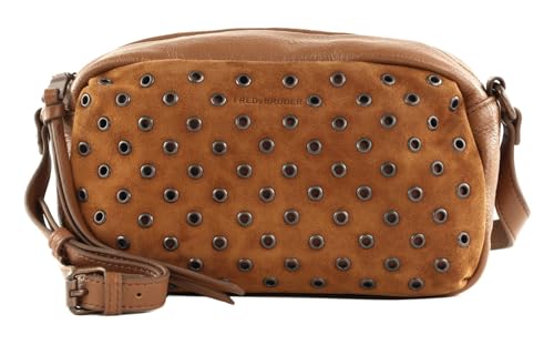 Camera Bag FREDsBRUDER cuir marron Hey You Rock petit sac femme