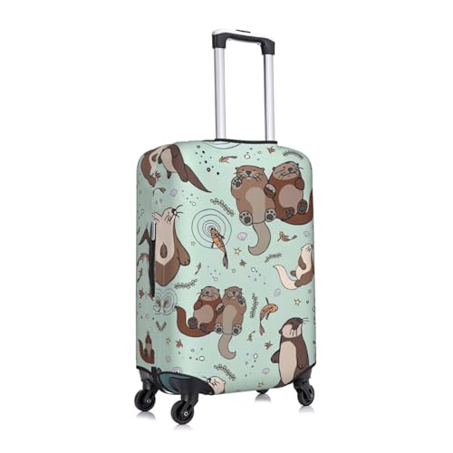 Cartoon Cute Print Luggage Suitcase Cover Protector Luggage Washable Covers With Concealed Zipper2