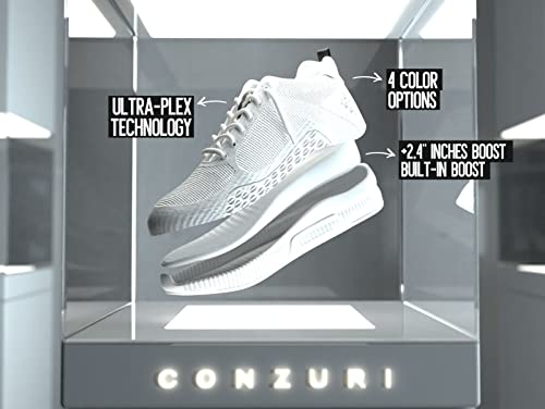 Image of Conzuri Official V2 Cloud Runners Shoes for Men-Height Increasing Shoes Elevate Your Height by 2.4 Inches, Lightweight, Non-Slip Casual and Fashion Sneakers