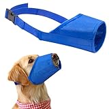 Coppthinktu Dog Muzzle for Small Medium Sized Dogs Anti Biting Barking Chewing, Soft Dog Muzzles Adjustable Drinkable Mouth Guard Cover for Puppy Licking Grooming