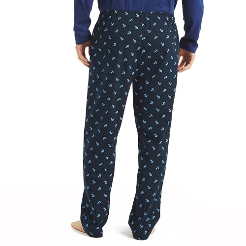 Nautica mens Sustainably Crafted Printed Poplin Sleep Pant2