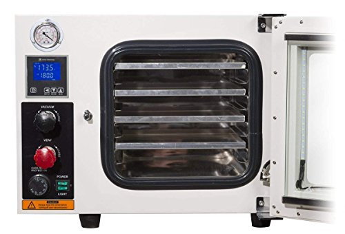 Across International At09.110.Ul Ai Accutemp Ul Csa Certified 0.9 Cu. Ft. Vacuum Oven With 5 Sided Heating 110V Purging Oven With Lcd Control, Gas Back-Fill Capability, Stainless Steel #TOP2