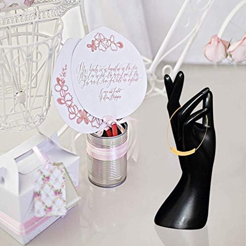 Amusingtao 2 Pieces Female Mannequin Hand Jewelry Display Holder Stand Support for Bracelet Necklace Ring