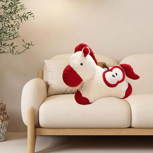 Coussin en peluche cheval Sharplace idée cadeau Nouvel An Chinois