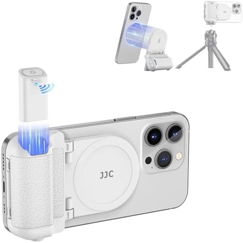 JJC Magsafe - Mango magnético para teléfono con control remoto Bl...