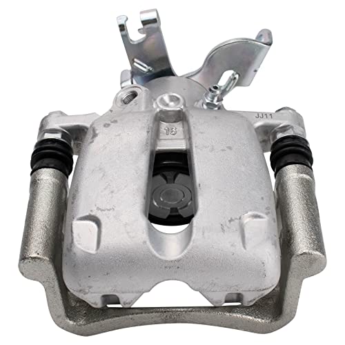 Image of TRQ Rear Brake Pad and Rotor Set Ceramic 315 mm Rotors Calipers Compatible with 2014-2015 Chevrolet Malibu 2016 Malibu Limited