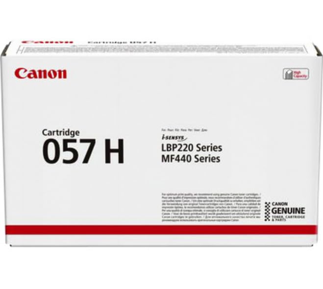 Toner Canon 057H noir W128260671 pour imprimer de gros volumes sans panne