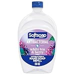Softsoap Antibacterial Liquid Hand Soap Refill, White Tea & Berry Scented Hand Soap, 50 Ounce(Packaging May Vary)