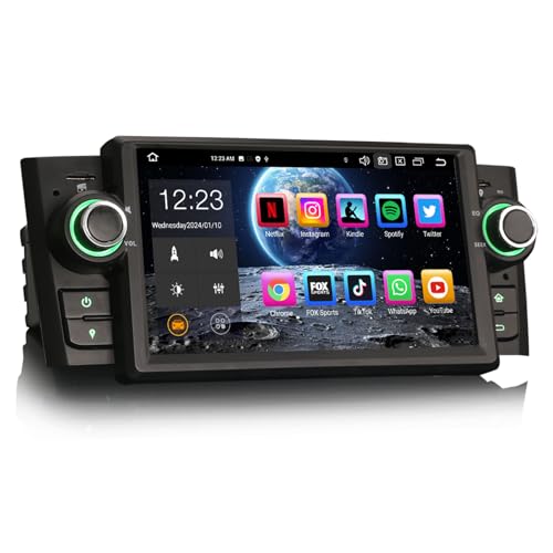 ✪【Compatibilità】Autoradio adatta per: Fiat Punto 2005-2009, Fiat Linea 2007-2011. Le dimensioni del pannello frontale di questo stereo sono 242 mm (larghezza superiore) * 92 mm (alto) * 230 mm (larghezza inferiore), si prega di controllare le dimensioni del cruscotto prima di acquistare per evitare errori.