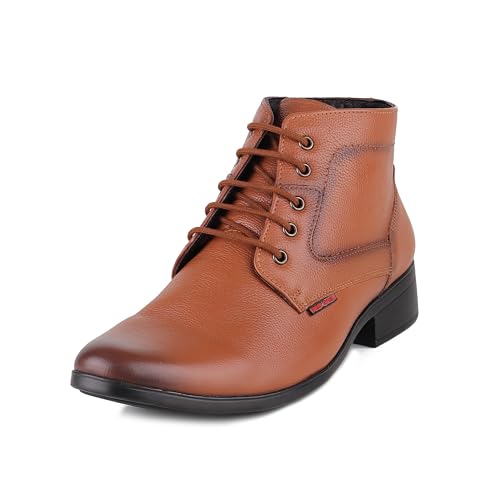 Image of Red Chief Genuine Leather Formal Derby Boots for Men | Premium & Stylish Office Footwear | RC3545