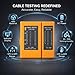 Network Cable Tester, Multifunction Wire Line Finder for RJ45 and HDMI, Durable ABS Material -, Fast Accurate Testing, Ideal for Industrial and Construction Us