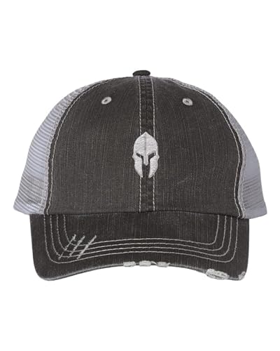 Gorra Trucker Bordada Adulto Tipo Casco Guerrero Espartano