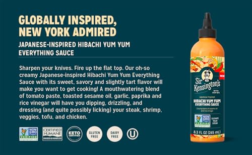 Bundle of Sir Kensington's Everything Sauce Variety Pack: Chile Lime, Garlic, Gochujang, Hibachi Yum Yum 4 Pack Dairy Free, Gluten Free, Non - GMO Project Verified 8.30z - Image 4