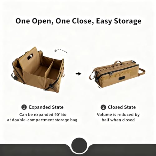 Bolsa de nailon para camping para guardar parrillas y útiles 7
