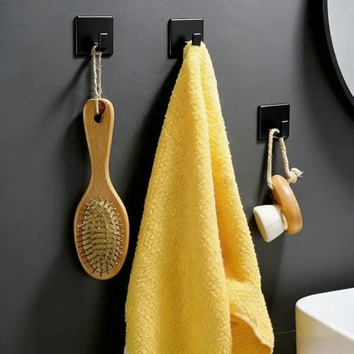 Ganchos de pared impermeables para accesorios de cocina resistentes al óxido pack de 4 6