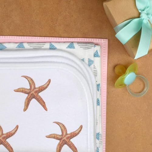 Azeeda 'Starfish' Baby Burp/Wash Cloth (BC00028668)3