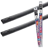 PIAA(ピア) ワイパー替えゴム車種専用セット 【スーパーグラファイト】 天然ゴム仕様 2本入 (450mm + 430mm) ホンダ N-BOX/スバル ジャスティ/三菱 ストラーダ/ホンダ N-BOX+ 他 AMRRG005