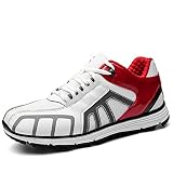 Absorción de golpes y agarre fuerte: zapatos de golf Use suela de goma, peso ligero, buena elasticidad, resistencia al impacto.