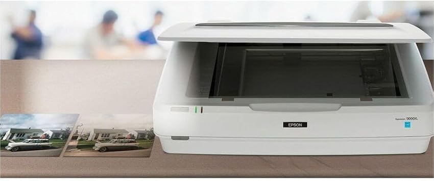 Epson Expression 13000XL Large Format Flatbed Photo Scanner | 2400 x 4800 DPI High Resolution 12.2 x 17.2 in Scanning Area for Digital Photo Archiving