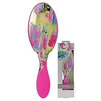 Wet Brush Original Detangler Brush - Tye Dye, Iris - All Hair Types - Ultra-Soft IntelliFlex Bristles Glide Through Tangles With Ease - Pain-Free Comb