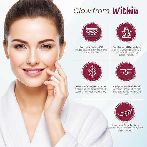 Image of Nisha Beetroot Multani Mitti for Face 100g | Fuller's Earth Powder | Natural Oil Control, Acne & Tan Removal | Skin Brightening Face Pack