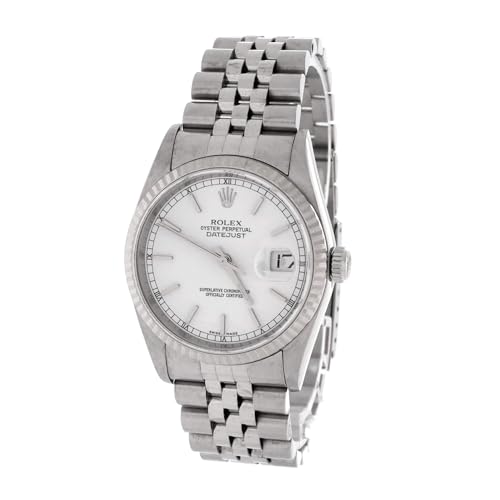 Pre-Loved Oyster Perpetual Datejust Automatic Watch Stainless Steel and White Gold 363