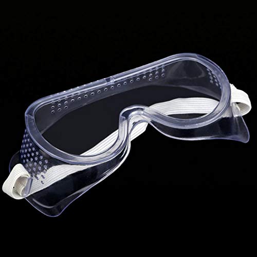 Occhiali Occhiali Protezione degli Occhi Occhiali di Sicurezza Anti-Fog Anti-Graffio Trasparente Chemical Splash Goggle Eyewear Lavorare All'aperto (5 Pacchetti)
