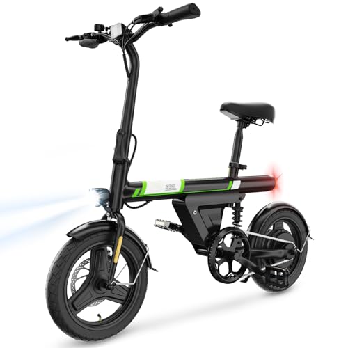 Flydone Mini Electric Bike for Adults, 500W Peak...