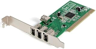 StarTech.com 4 port PCI 1394a FireWire Adapter Card - 3 External 1 Internal FireWire PCI Card (PCI1394MP)