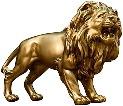 Modern Lmajestic Lion Crafts Statue Office Living Room Garden Window Decoraion Birthdays Ornaments
