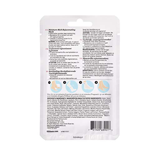 Kiss K-Beauty Foot & Toenail Mask Socks Kfm01 (1 Pack) #TOP3