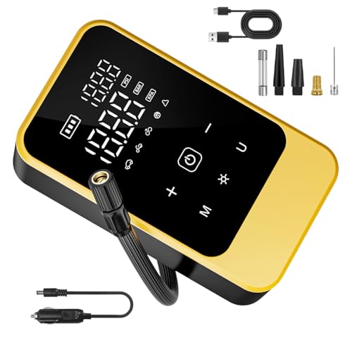 Bombas de aire recargables Inflador de neumáticos Compresor portátil Inflador de neumáticos de automóvil inalámbrico digital para bicicletas de motocicleta Compresor de aire inalámbrico Neumático