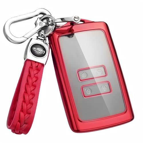 MEDZUK Coque Clé Compatible avec Dacia Sandero 3 | Sandero Stepway 3 2020-2024 2025 Coque de Protection pour clé de Voiture TPU, Accessoire Étui pour Clés...