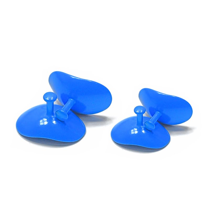 Corneal Eye Shield Protector, Stainless Steel, Coated, 26mm X 17mm (Small), 29mm X 21mm (Large), Set of 2 Pairs