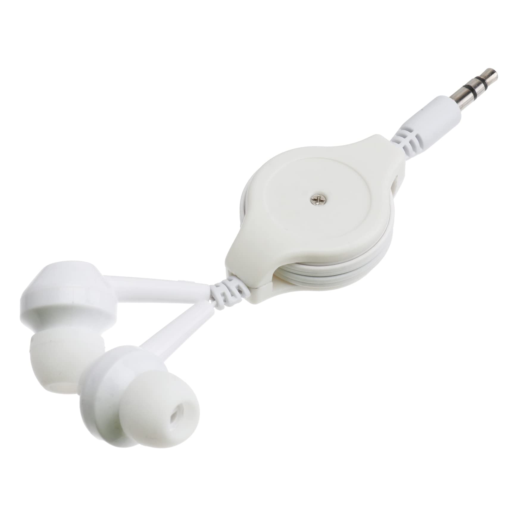 KONTONTY Comfy In-ear Earphones Retractable Headphones Mm Plug for Stereo Systems and Cd Players