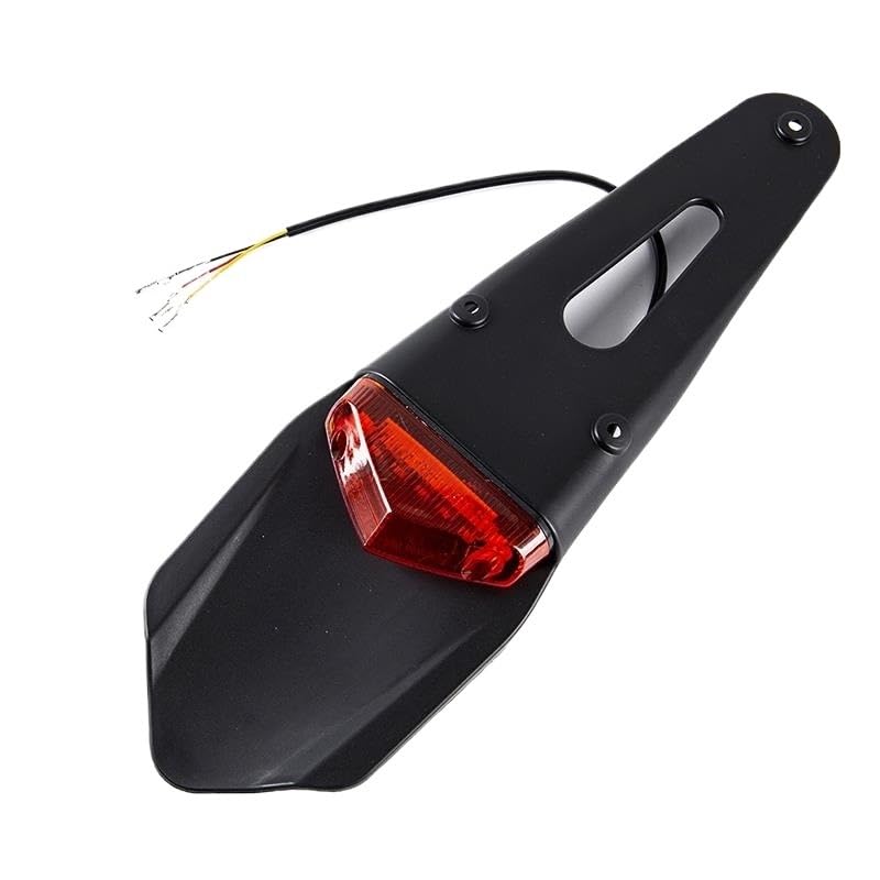 Feu stop arrière LED universel moto pour remplacer un phare cassé