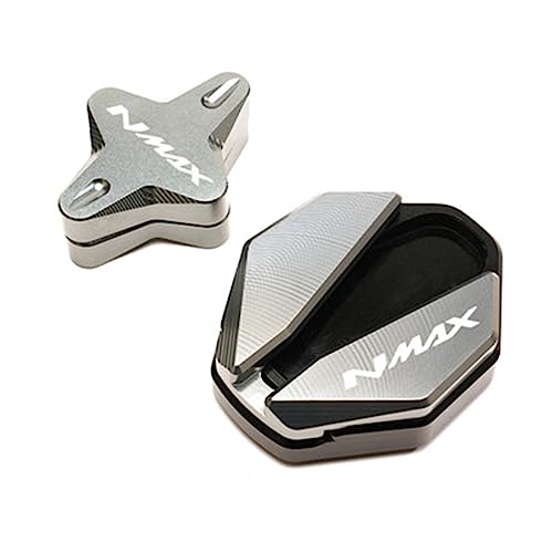 Extension de béquille NMAX 125/155 CNC en aluminium stable et antidérapante