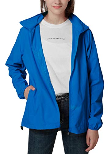 Image of Women's Lightweight Waterproof Jacket Packable Windbreaker Running Coat
