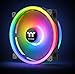 Thermaltake Riing Trio 200mm 16.8 Million RGB Color (Alexa, Razer Chroma) Software Enabled 3 Light Rings 60 Addressable LED 11 Blades Hydraulic Bearing Case/Radiator Fan, Single Pack, CL-F083-PL20SW-A